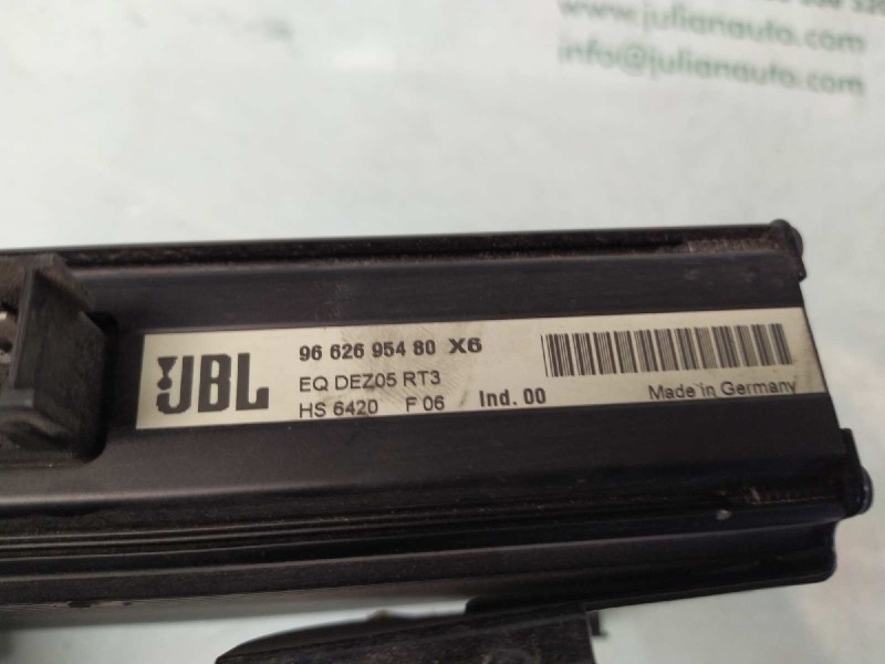 Recambio de sistema audio / radio cd para citroen c6 exclusive referencia OEM IAM 9662695480 9662695480X6 AMPLIFICADOR