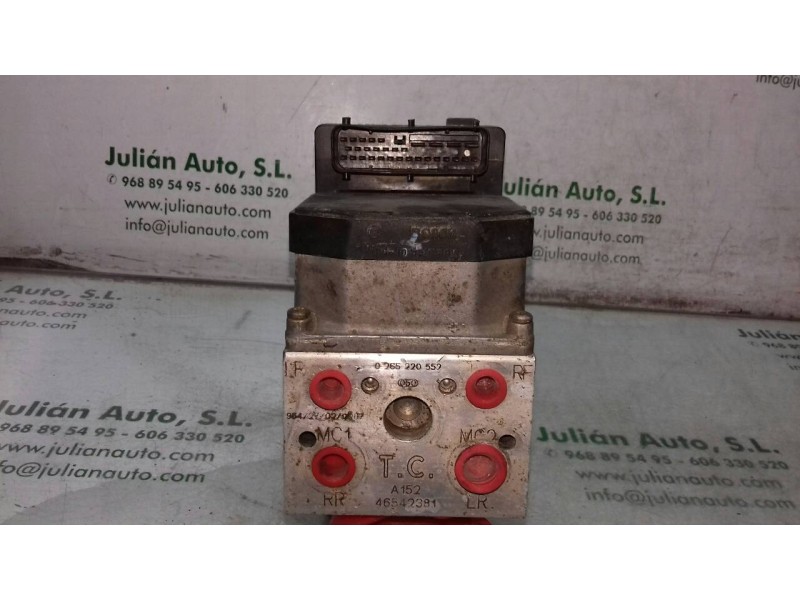 Recambio de abs para fiat punto berlina (188) 1.2 16v elx referencia OEM IAM 0265220552 0273004643 BOSCH Recambio de abs para fiat punto berlina (188) 1.2 16v elx referencia OEM IAM 0265220552 0273004643 BOSCH