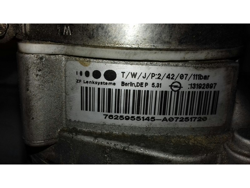 Recambio de bomba direccion para opel zafira b cosmo referencia OEM IAM 7625955145 A07251720 ZF