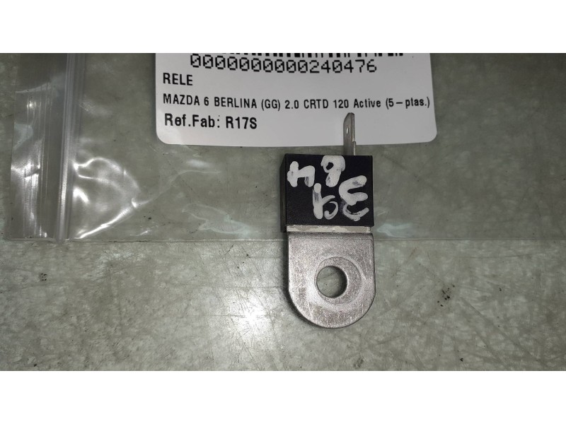 Recambio de rele para mazda 6 berlina (gg) 2.0 crtd 120 active (5-ptas.) referencia OEM IAM R17S  