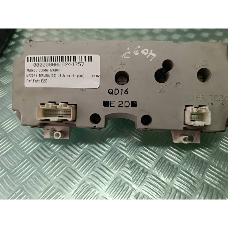 Recambio de mando climatizador para mazda 6 berlina (gg) 1.8 active (4-ptas.) referencia OEM IAM E2D  