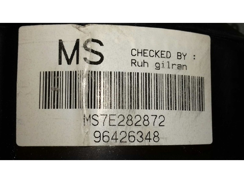 Recambio de cuadro instrumentos para chevrolet kalos 1.4 se referencia OEM IAM 96426348 MS7E282872 