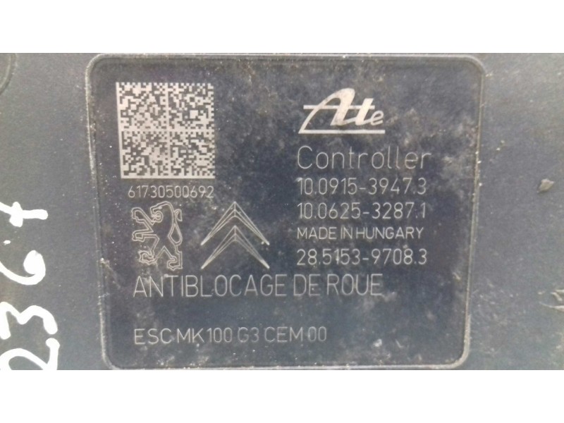 Recambio de abs para peugeot 208 access referencia OEM IAM 9817031680 28515397083 ATE