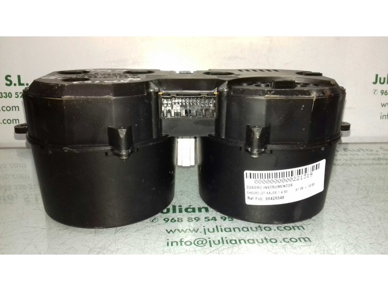 Recambio de cuadro instrumentos para chevrolet kalos 1.4 se referencia OEM IAM 96426348 MS7E282872 