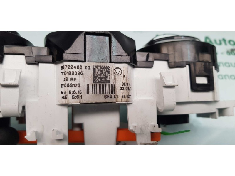 Recambio de mando calefaccion / aire acondicionado para peugeot 208 access referencia OEM IAM 96722483ZD T1013332G VALEO