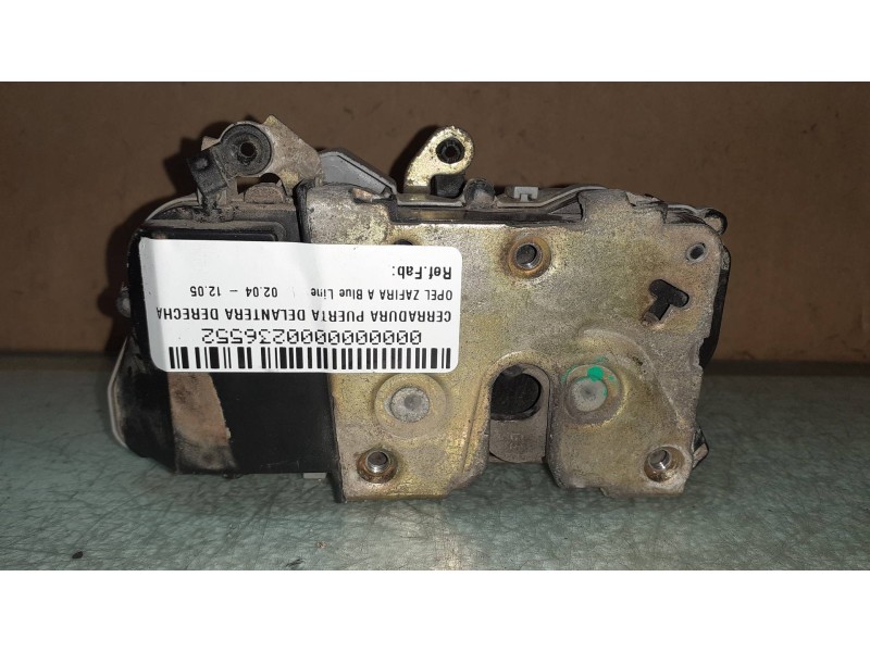 Recambio de cerradura puerta delantera derecha para opel zafira a blue line referencia OEM IAM   