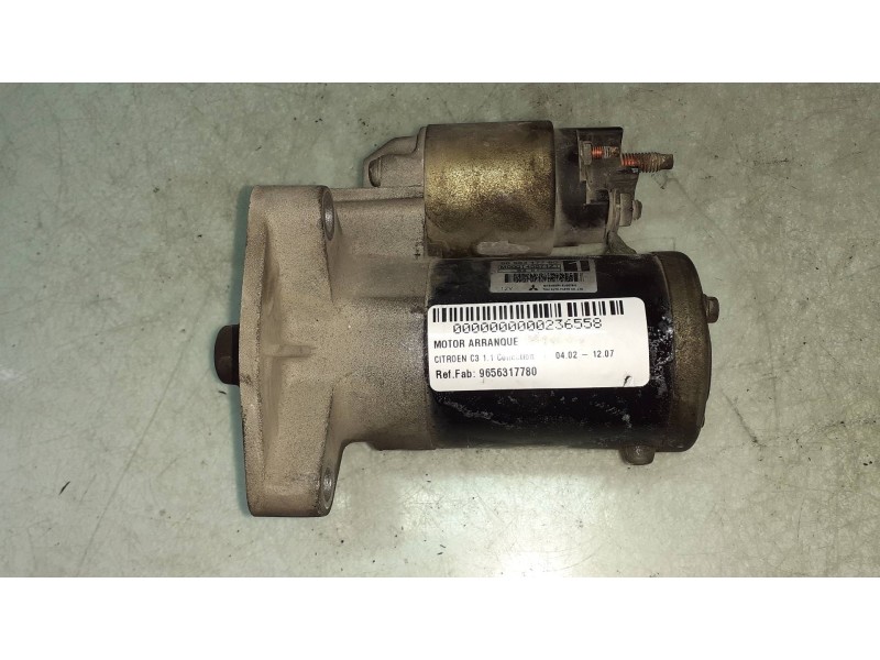 Recambio de motor arranque para citroen c3 1.1 collection referencia OEM IAM 9656317780 M000T45071ZT MITSUBISHI