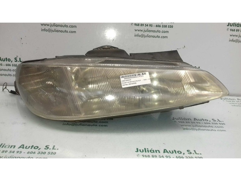 Recambio de faro derecho para peugeot 406 berlina (s1/s2) sldt referencia OEM IAM 0301037022 9616251280 BOSCH