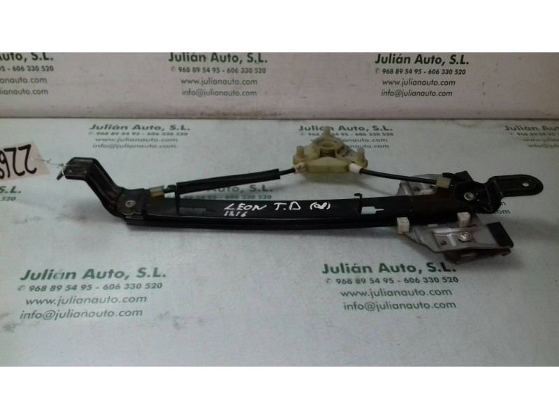 Recambio de elevalunas trasero derecho para seat leon (1p1) stylance / style referencia OEM IAM   ELECTRICO