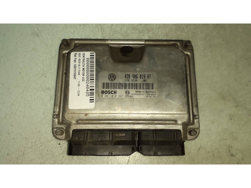 Recambio de centralita motor uce para seat ibiza (6l1) fresh referencia OEM IAM 0281010947  038906019HT
