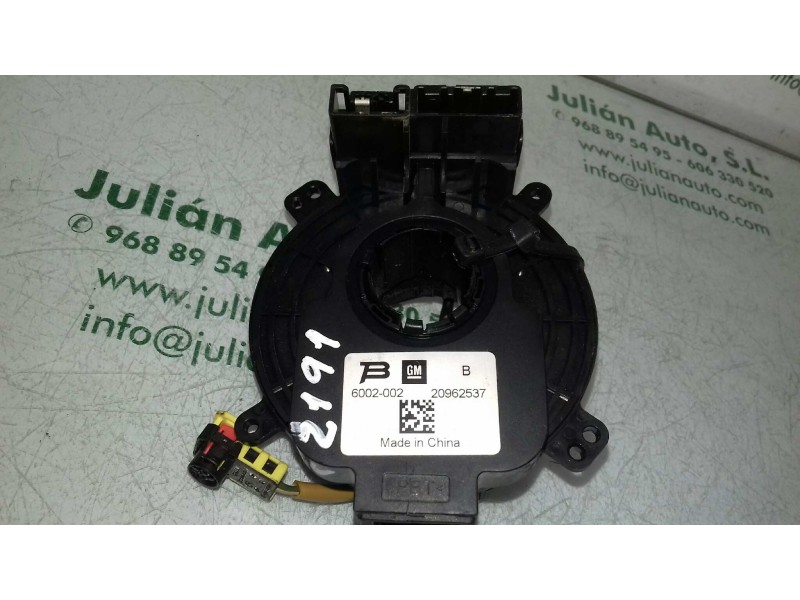 Recambio de anillo airbag para opel astra j lim. enjoy referencia OEM IAM 20817720 20962537 