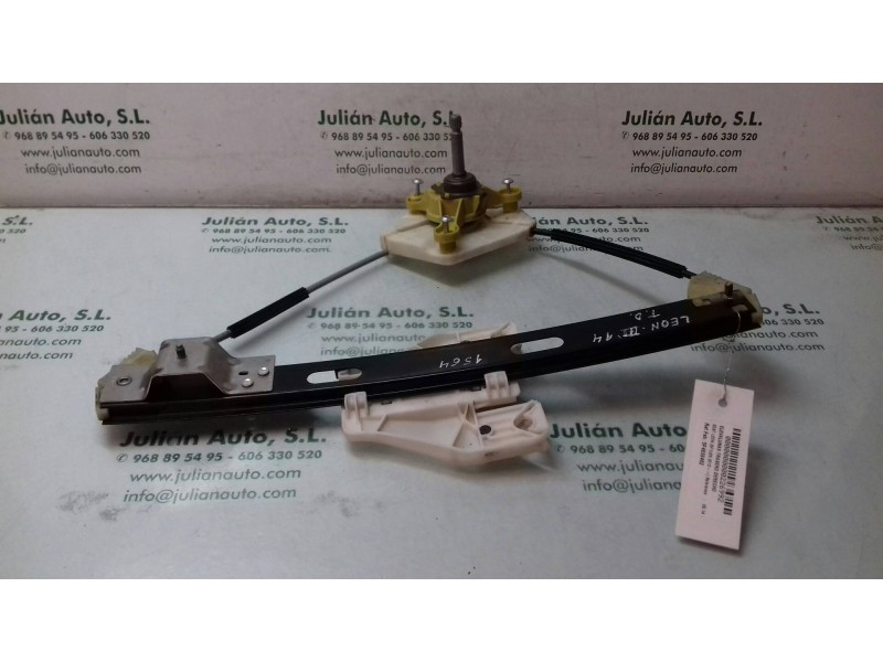 Recambio de elevalunas trasero derecho para seat leon (5f1) reference referencia OEM IAM 5F4839462  MANUAL