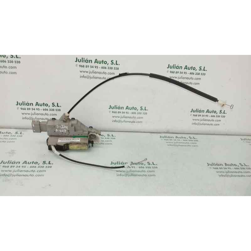 Recambio de cerradura puerta trasera izquierda para peugeot 407 sw sr confort referencia OEM IAM  GRIS 6 PINES