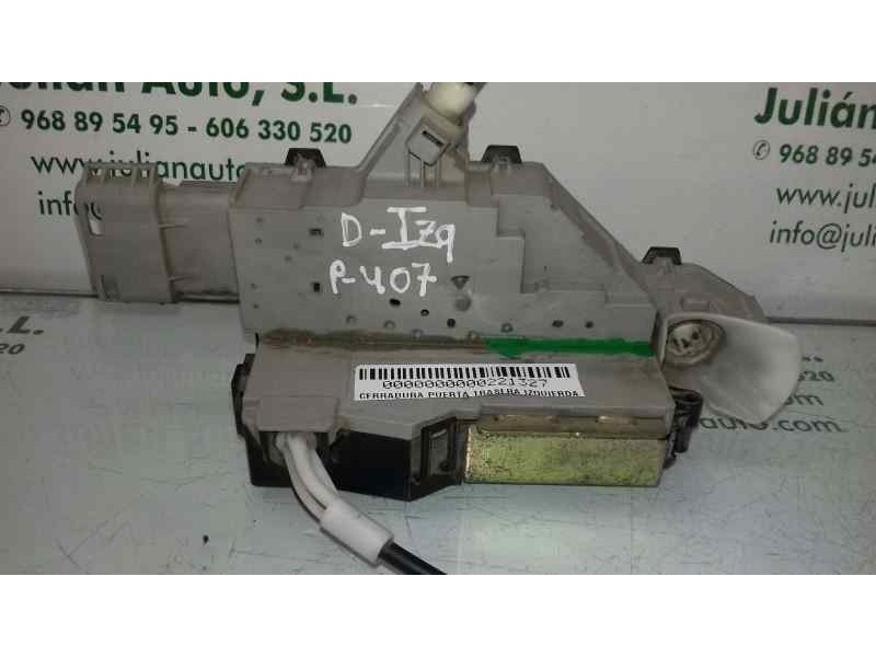 Recambio de cerradura puerta trasera izquierda para peugeot 407 sw sr confort referencia OEM IAM  GRIS 6 PINES