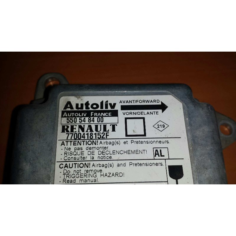 Recambio de centralita airbag para renault megane i berlina hatchback (ba0) 1.6e alize referencia OEM IAM 550548400 7700418152F 