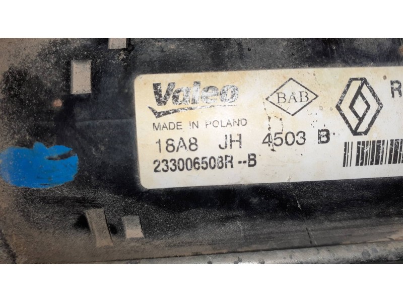 Recambio de motor arranque para renault captur xmod referencia OEM IAM 233006508R RSM1411 VALEO