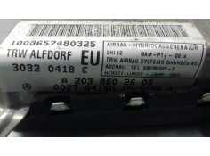 Recambio de airbag lateral delantero derecho para mercedes-benz clase c (w203) berlina 200 compressor (203.042) referencia OEM I 2