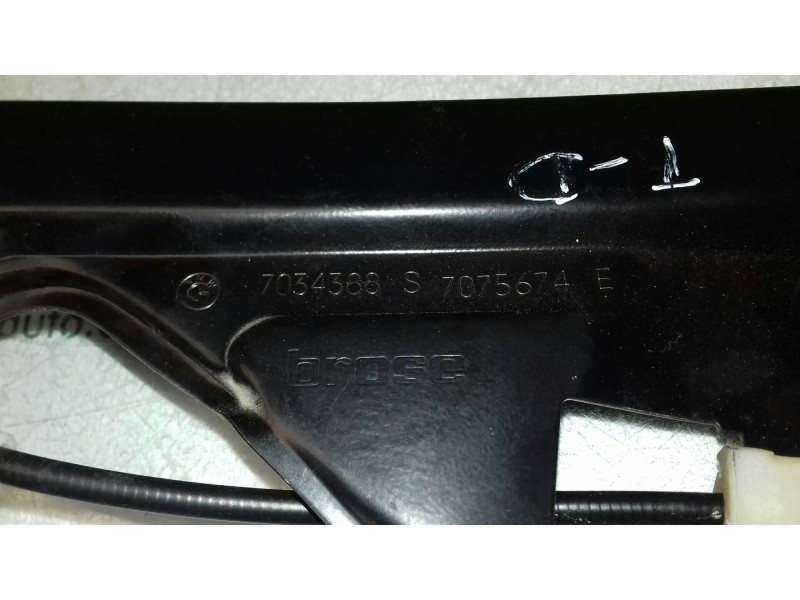 Recambio de elevalunas trasero derecho para bmw serie 5 berlina (e60) 520i referencia OEM IAM 7034388S 7075674E ELECTRICO