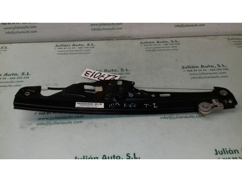 Recambio de elevalunas trasero izquierdo para bmw serie 5 berlina (e60) 520i referencia OEM IAM 7034387S 7075673E ELECTRICO
