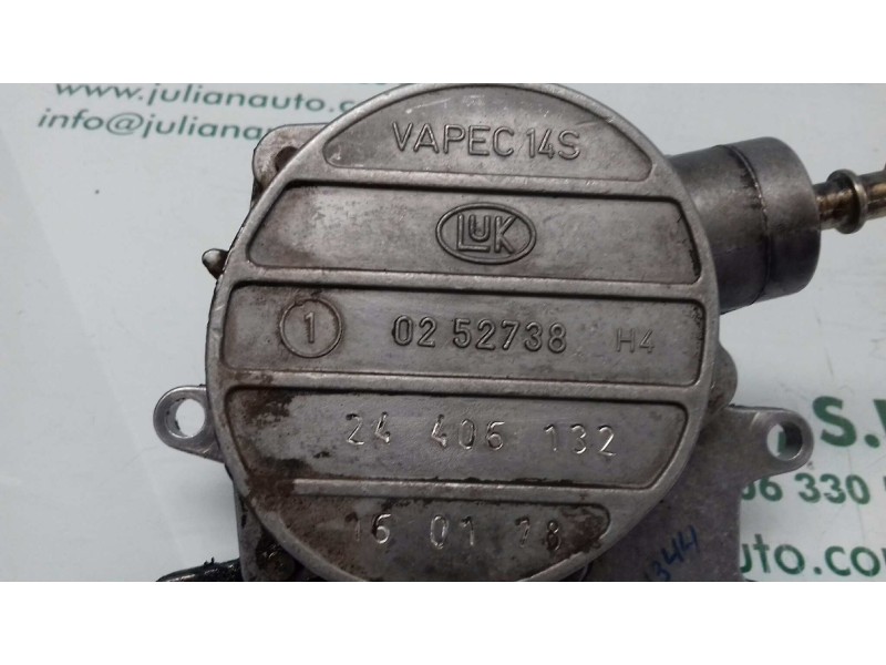 Recambio de depresor freno / bomba vacio para opel astra g berlina club referencia OEM IAM 0252738 24406132 LUX