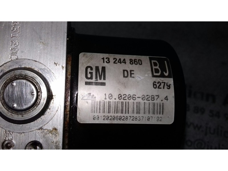 Recambio de abs para opel zafira b cosmo referencia OEM IAM 10020602874 13244860 ATE