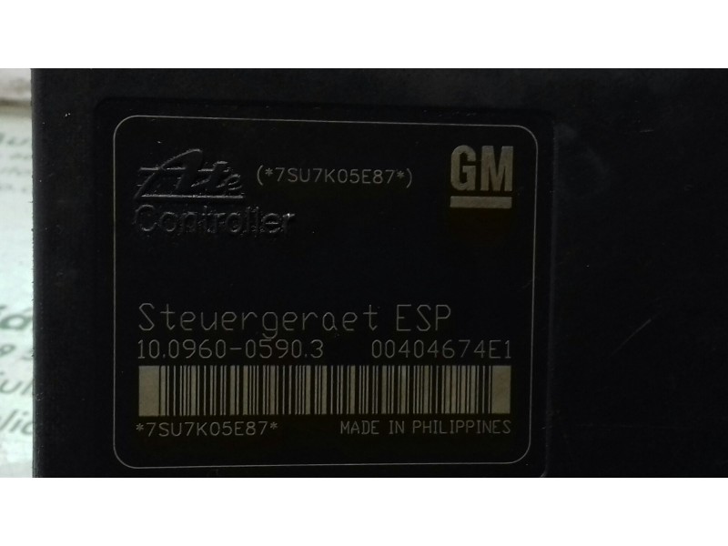 Recambio de abs para opel zafira b cosmo referencia OEM IAM 10020602874 13244860 ATE