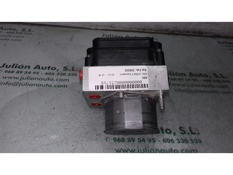 Recambio de abs para opel corsa e expression referencia OEM IAM 269539 39011871 BOSCH