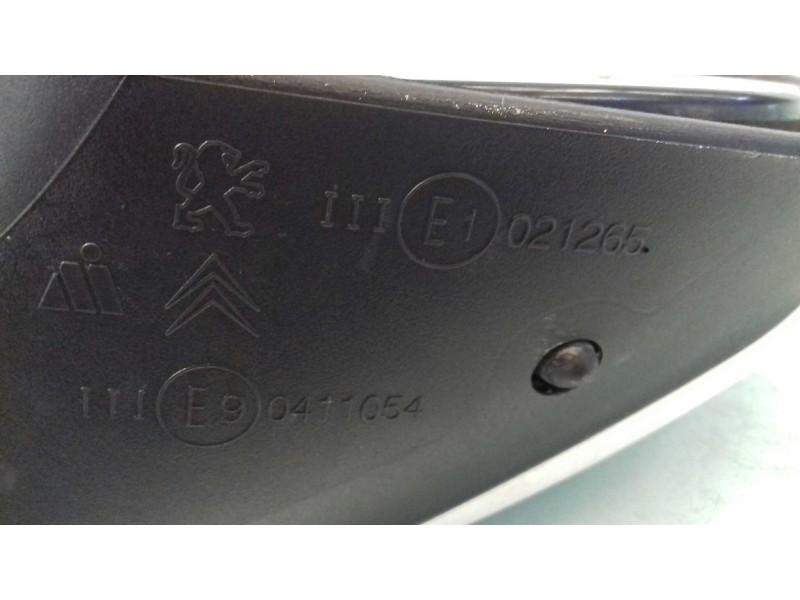 Recambio de retrovisor derecho para citroen c-elysée exclusive referencia OEM IAM 021265 0411054 ELECTRICO