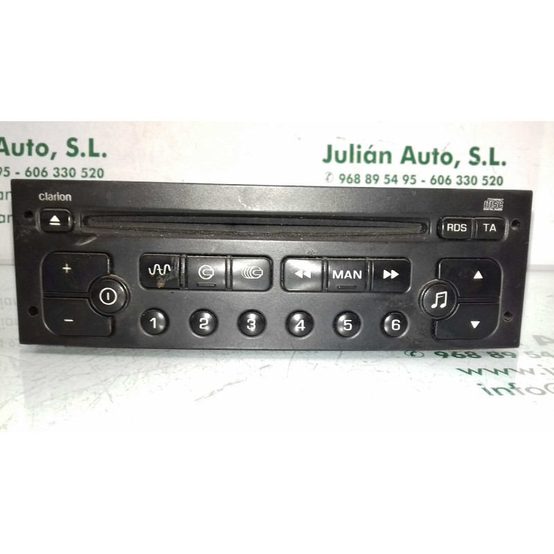 Recambio de sistema audio / radio cd para peugeot partner (s2) combi plus referencia OEM IAM 966354824XT PU2859AJ CLARIONRD301