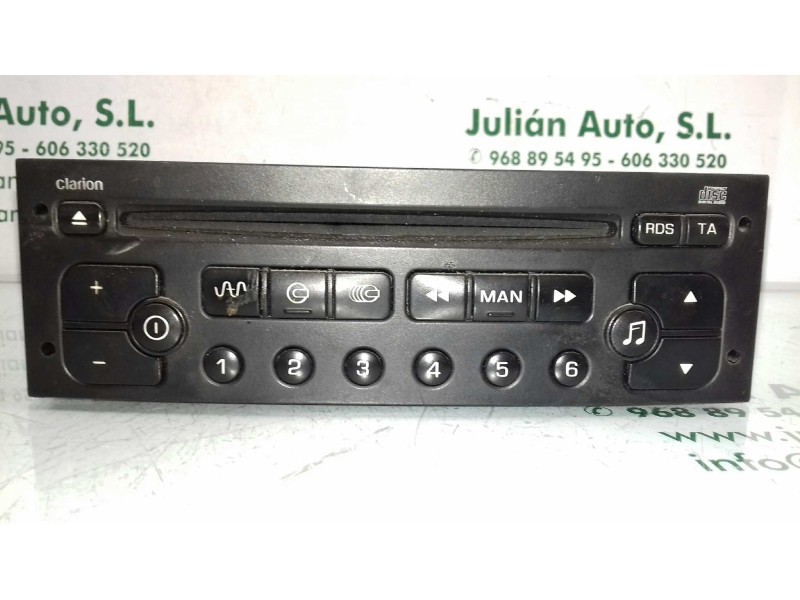 Recambio de sistema audio / radio cd para peugeot partner (s2) combi plus referencia OEM IAM 966354824XT PU2859AJ CLARIONRD301