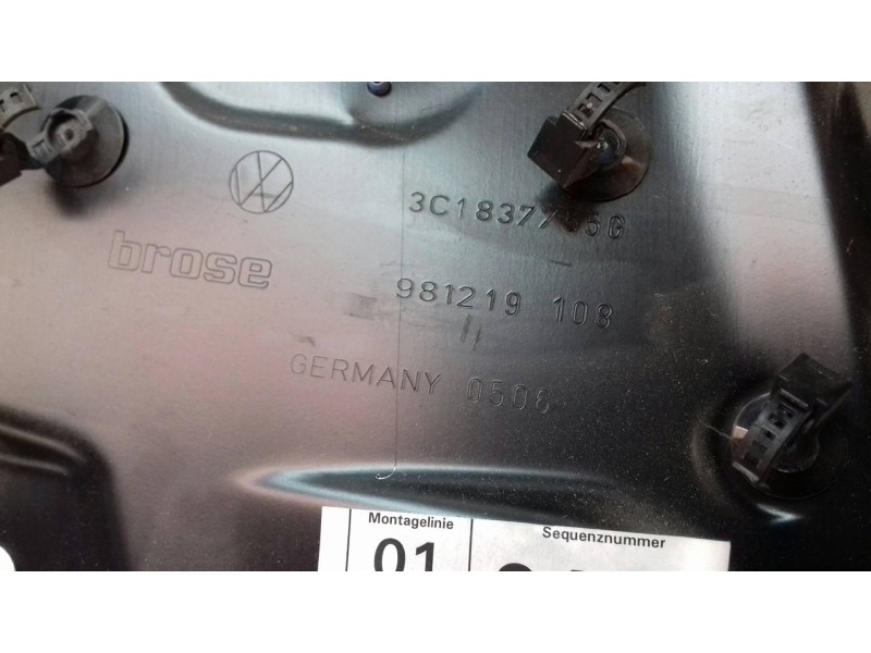 Recambio de elevalunas delantero izquierdo para volkswagen passat variant (3c5) advance referencia OEM IAM 3C1837755G 980851111 