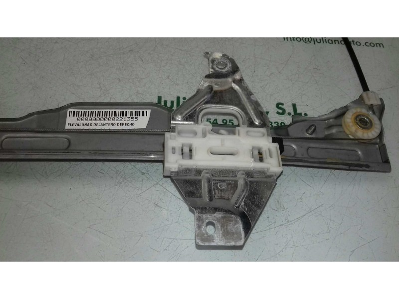 Recambio de elevalunas delantero derecho para citroen c-elysée exclusive referencia OEM IAM 9677416880 122241F ELECTRICO