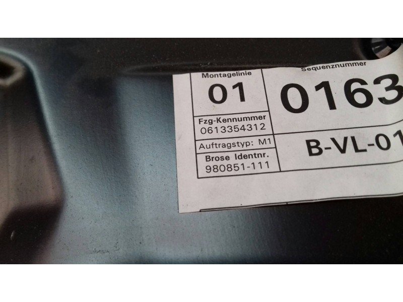 Recambio de elevalunas delantero izquierdo para volkswagen passat variant (3c5) advance referencia OEM IAM 3C1837755G 980851111 