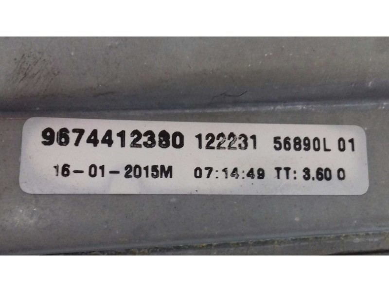 Recambio de elevalunas delantero derecho para citroen c-elysée exclusive referencia OEM IAM 9677416880 122241F ELECTRICO