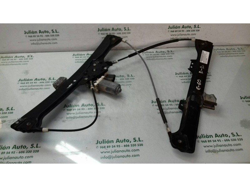 Recambio de elevalunas delantero derecho para bmw serie 5 berlina (e60) 520d referencia OEM IAM 7034352S 7075668E ELECTRICO Recambio de elevalunas delantero derecho para bmw serie 5 berlina (e60) 520d referencia OEM IAM 7034352S 7075668E ELECTRICO