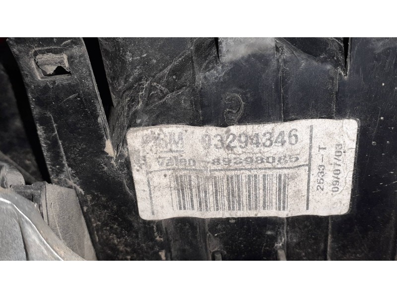 Recambio de piloto trasero derecho para opel meriva 1.7 16v cdti cat referencia OEM IAM 93294346 13130028 ANTINIEBLAS Recambio de piloto trasero derecho para opel meriva 1.7 16v cdti cat referencia OEM IAM 93294346 13130028 ANTINIEBLAS