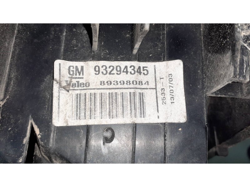 Recambio de piloto trasero izquierdo para opel meriva 1.7 16v cdti cat referencia OEM IAM 93294345  