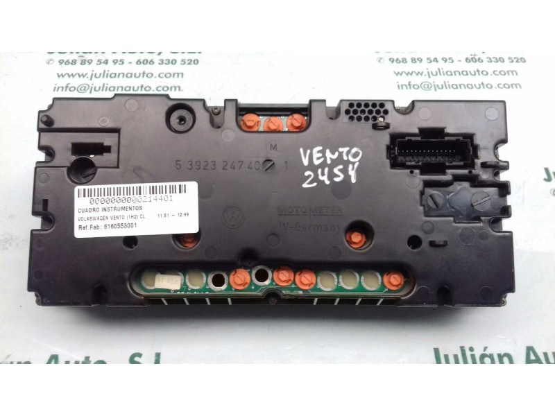 Recambio de cuadro instrumentos para volkswagen vento (1h2) cl referencia OEM IAM 6160553001 5411004600 MOTOMETER