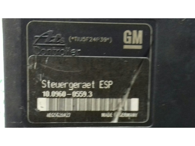 Recambio de abs para opel zafira b cosmo referencia OEM IAM 10020602484 13234911 ATE