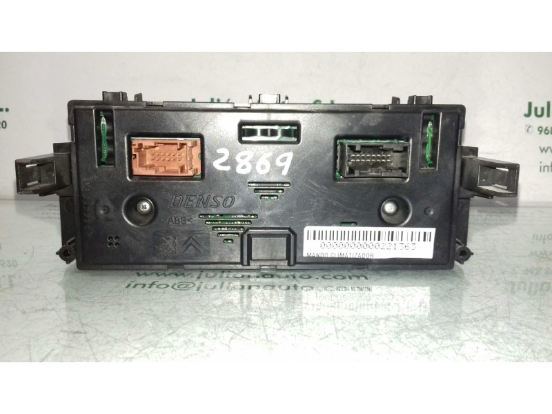 Recambio de mando climatizador para citroen c-elysée exclusive referencia OEM IAM 96746550XT 5P4440000 DENSO