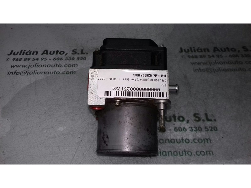 Recambio de abs para opel combo (corsa c) tour enjoy referencia OEM IAM 0265231583 0265800443 BOSCH