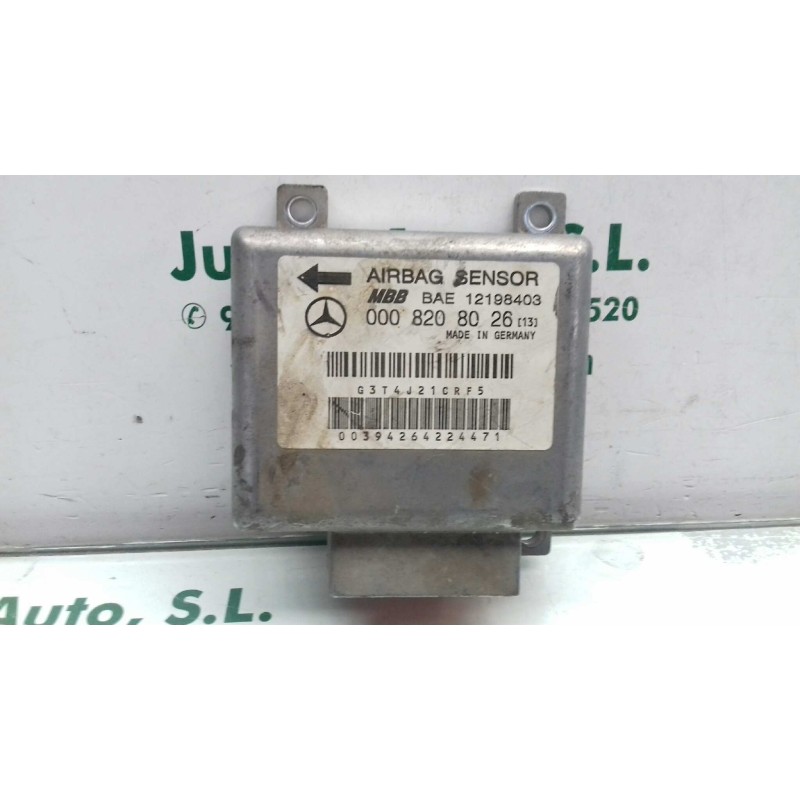 Recambio de centralita airbag para mercedes-benz clase c (w202) berlina 180 (202.018) referencia OEM IAM 0008208026 12198403 