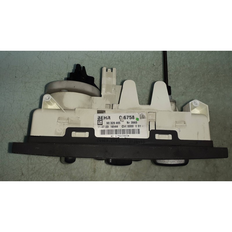 Recambio de mando calefaccion / aire acondicionado para opel meriva 1.7 16v cdti cat referencia OEM IAM 93329465 13130493 
