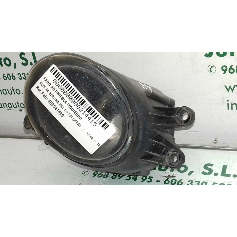 Recambio de faro antiniebla izquierdo para audi a4 berlina (8e) 1.9 tdi (96kw) referencia OEM IAM 8E0941699 0305063001 