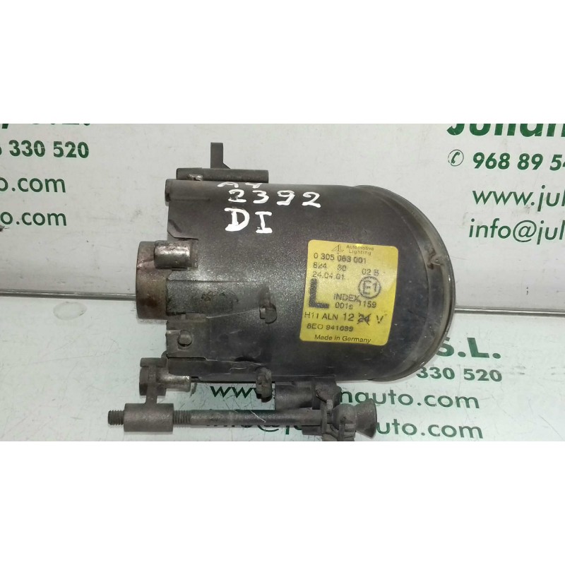 Recambio de faro antiniebla izquierdo para audi a4 berlina (8e) 1.9 tdi (96kw) referencia OEM IAM 8E0941699 0305063001 
