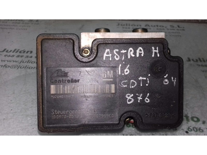 Recambio de abs para opel astra h berlina cosmo referencia OEM IAM 10020700224 13157575 ATE