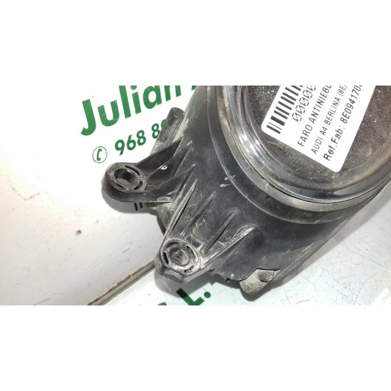 Recambio de faro antiniebla derecho para audi a4 berlina (8e) 1.9 tdi (96kw) referencia OEM IAM 8E0941700 0305069002 