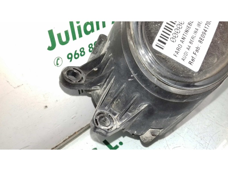 Recambio de faro antiniebla derecho para audi a4 berlina (8e) 1.9 tdi (96kw) referencia OEM IAM 8E0941700 0305069002 