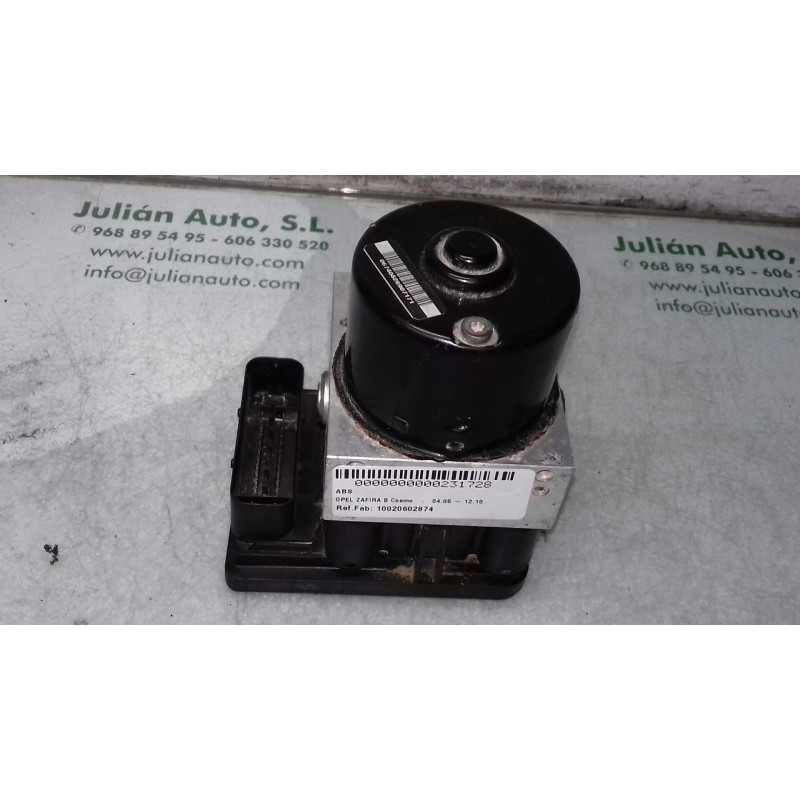 Recambio de abs para opel zafira b cosmo referencia OEM IAM 10020602874 13244860 ATE