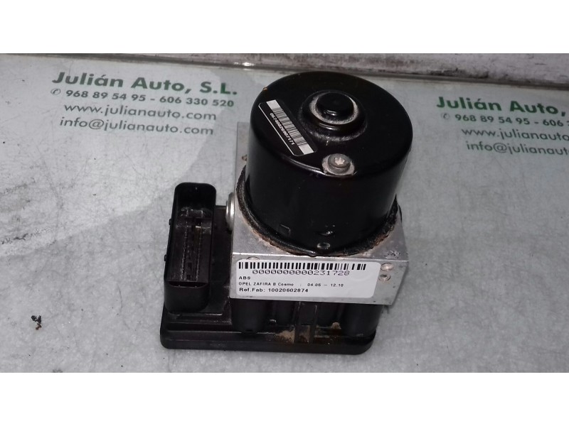 Recambio de abs para opel zafira b cosmo referencia OEM IAM 10020602874 13244860 ATE